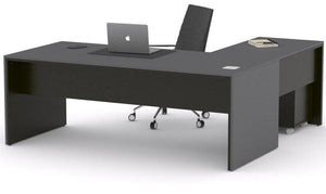 Mesa de despacho Eslem en L negra ofitipo 2