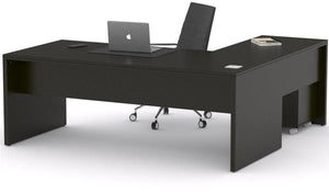 Mesa de despacho Eslem en L negra ofitipo 11