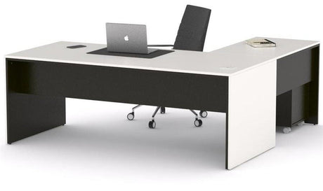 Mesa de despacho Eslem en L negra ofitipo 5