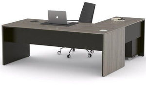 Mesa de despacho Eslem en L negra ofitipo 6