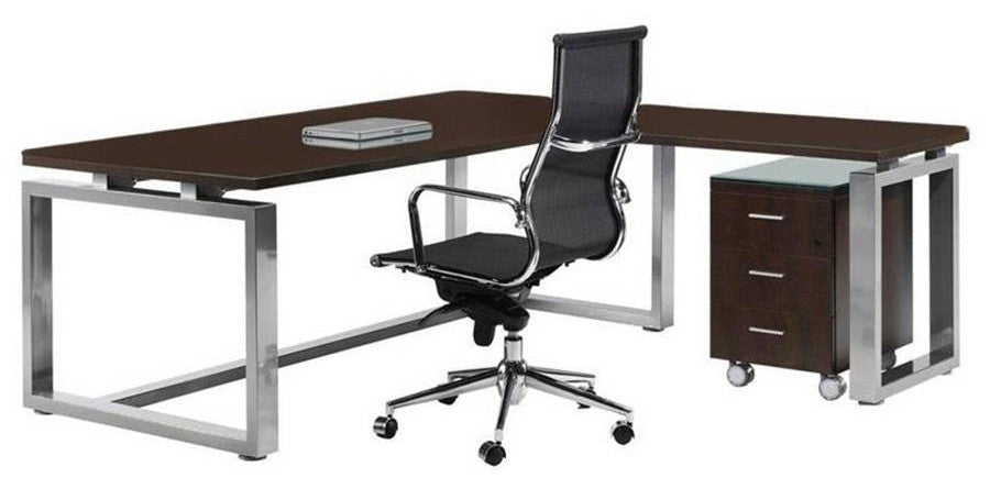 Mesa de despacho Vestara en L wengue ofitipo 1