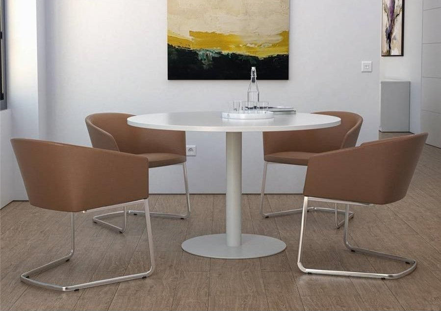 Mesa de espera Poms redonda ofitipo 1