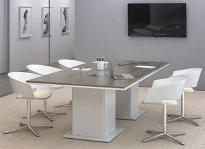 Mesa de reunión Eslem rectangular ofitipo 1