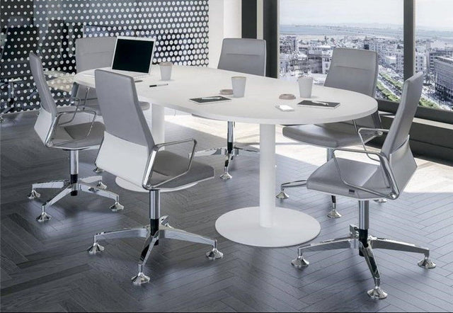 Mesa de reunión Poms ovalada ofitipo 1