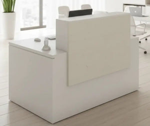 Mostrador de recepción de color cachemire brillante