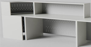Mostrador curvo Nurtus metal Ofitipo 2