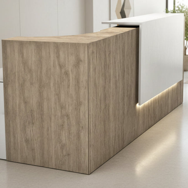 Mostrador de esquina Lintacen Ofitipo 1