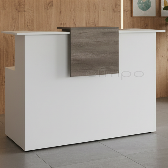 Mostrador recepción esquina