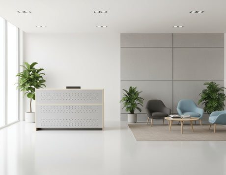 Mostrador de recepción Nurtus metal 11