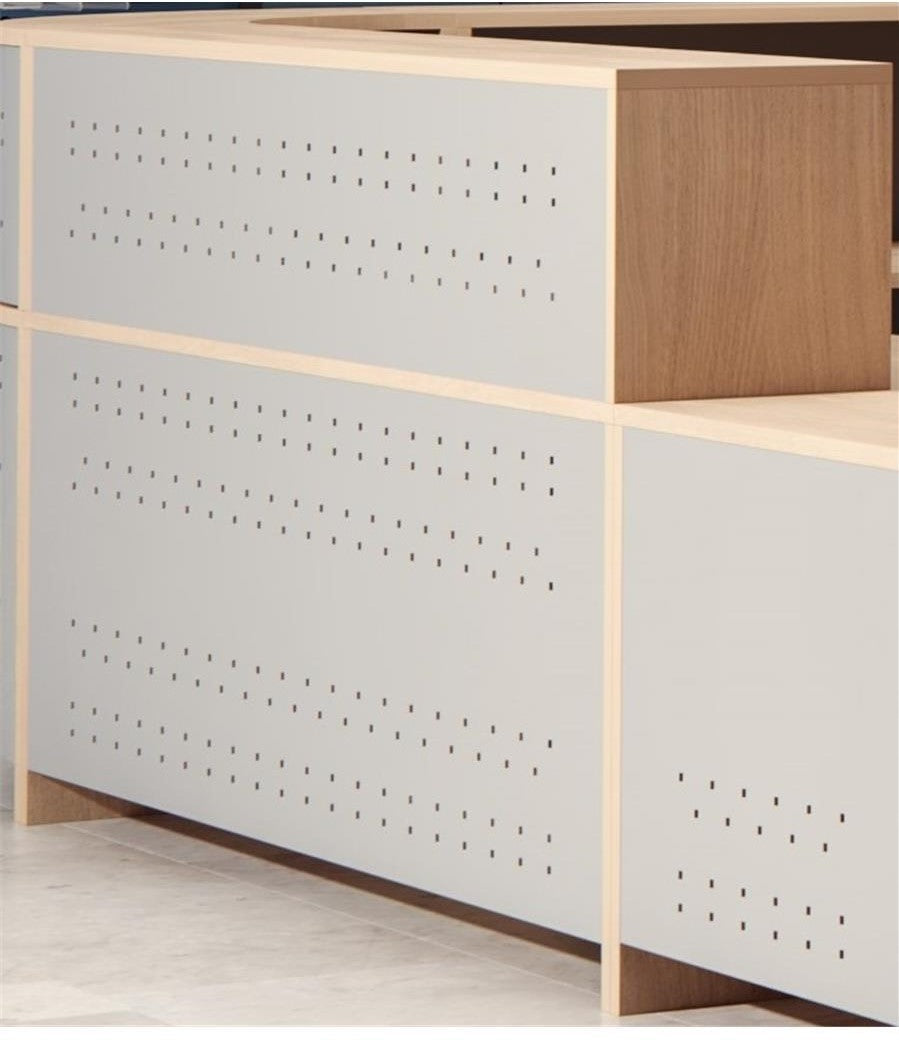 Mostrador de recepción Nurtus metal ofitipo 6