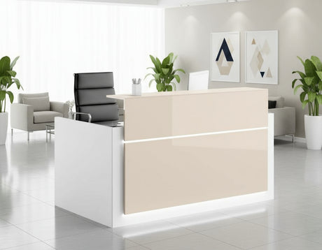 Mostrador de recepción Trento Brillo ofitipo 9