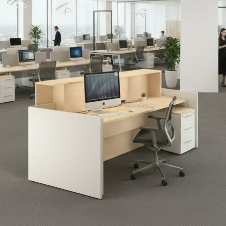 Mostrador de recepción Trento Brillo ofitipo 2