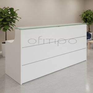 mostrador de recepción empresa