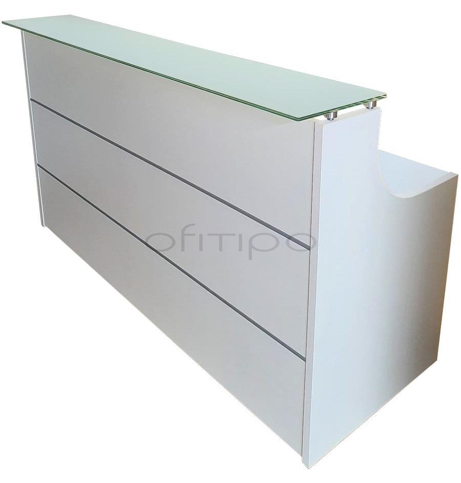 Mostrador de recepción cristal Emof ofitipo 1