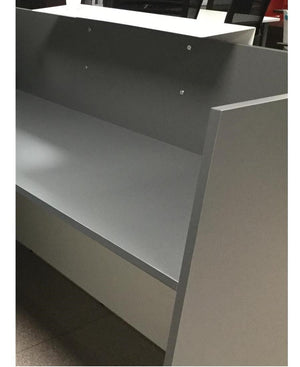 Mostrador de recepción Mester blanco, gris o antracita ofitipo 3