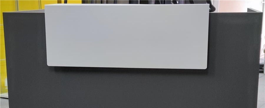 Mostrador de recepción Mester blanco, gris o antracita ofitipo 5