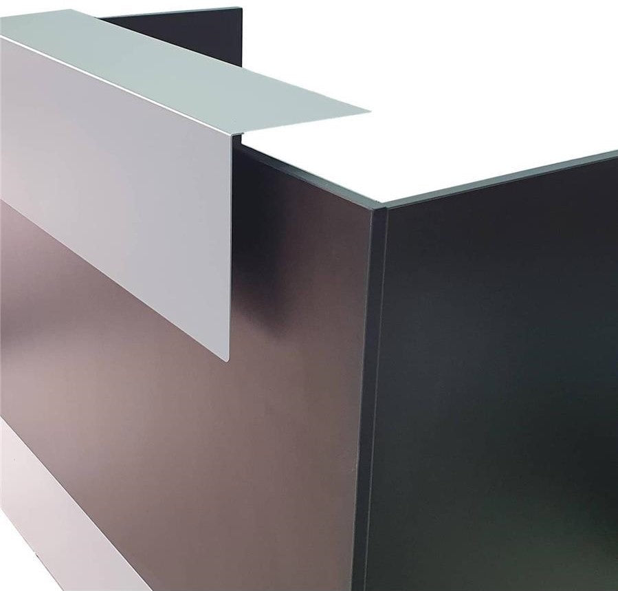 Mostrador de recepción Mester blanco, gris o antracita ofitipo 6