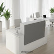 Mostrador de recepción de color Gris 