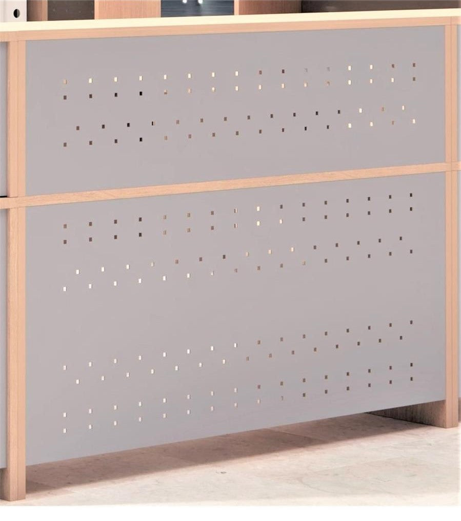 Mostrador de recepción Nurtus metal ofitipo 3