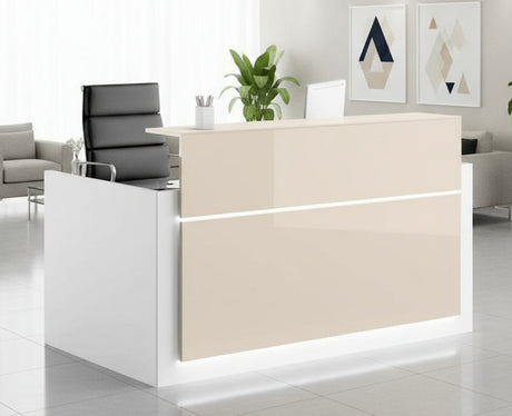 Mostrador de recepción Trento Brillo ofitipo 9