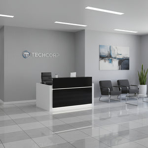 Mostrador de recepción Trento Brillo ofitipo 8