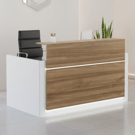 Mostrador de recepción en una empresa