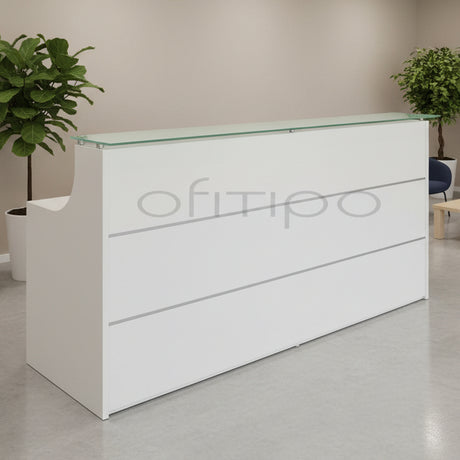 mostrador de recepción empresa