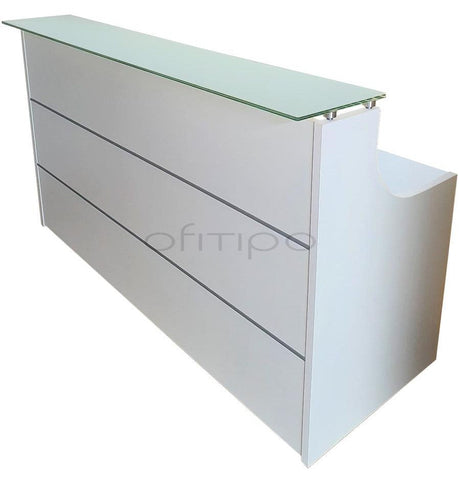 Mostrador de recepción cristal Emof ofitipo 1