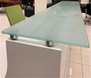 Mostrador de recepción cristal Emof ofitipo 2