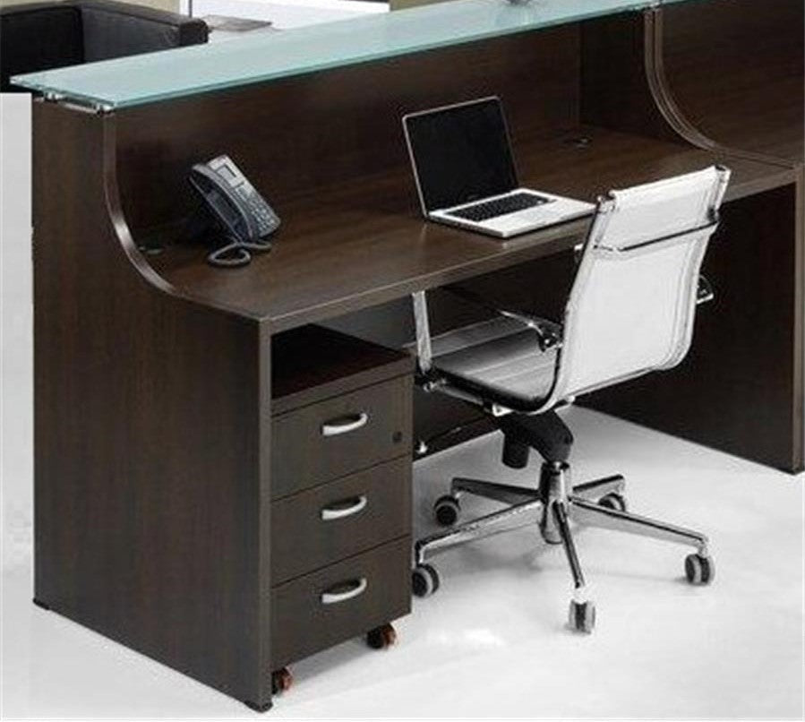 Mostrador de recepción cristal Emof ofitipo 3