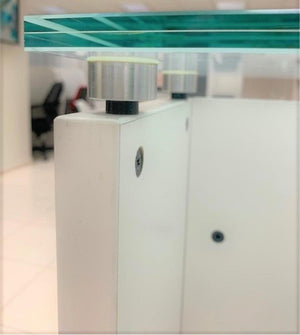 Mostrador de recepción cristal Emof ofitipo 5