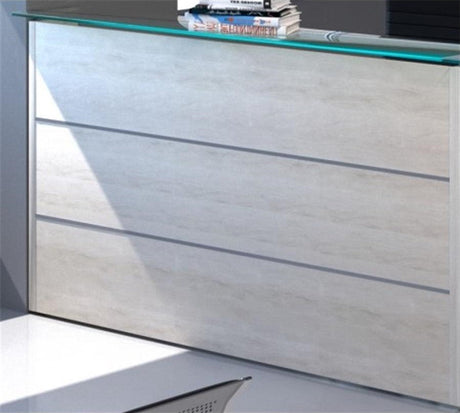 Mostrador de recepción cristal Emof ofitipo 7