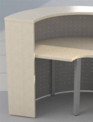 Mostrador oficina Worsan Lite curvo ofitipo 3