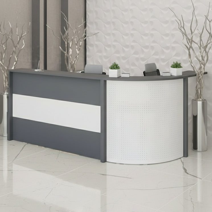 Mostrador oficina curvo Worsan ofitipo 1