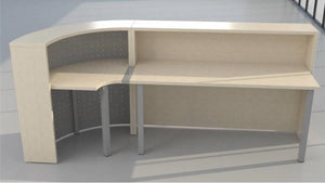 Mostrador oficina curvo Worsan ofitipo 4