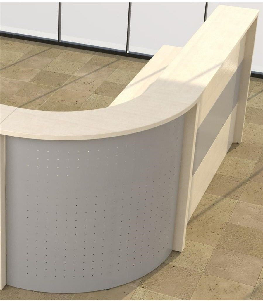 Mostrador oficina curvo Worsan ofitipo 7