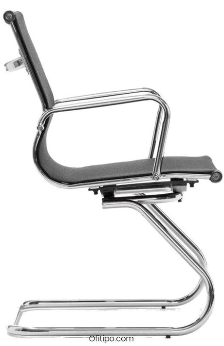 Silla de confidente Berlin negra ofitipo 2