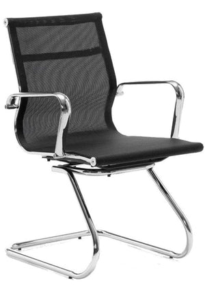 Silla de confidente Berlin negra ofitipo 3