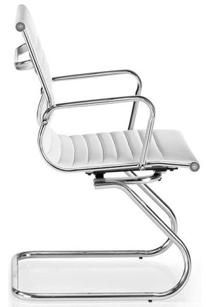 Silla de confidente Dromef blanca ofitipo 2