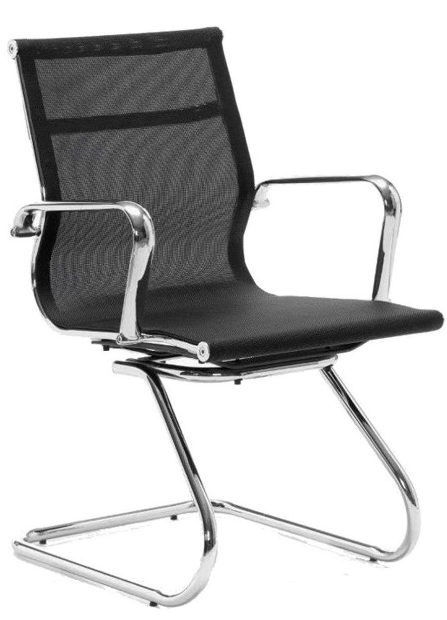 Silla de confidente Lineu negra ofitipo 3