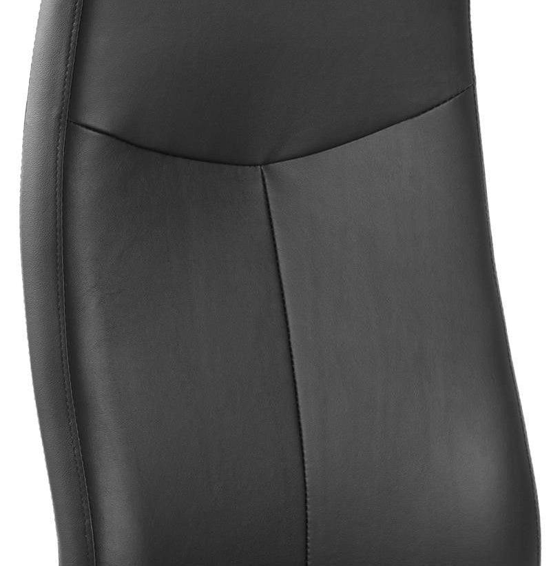 Silla de despacho Ledek negro piel ofitipo 5