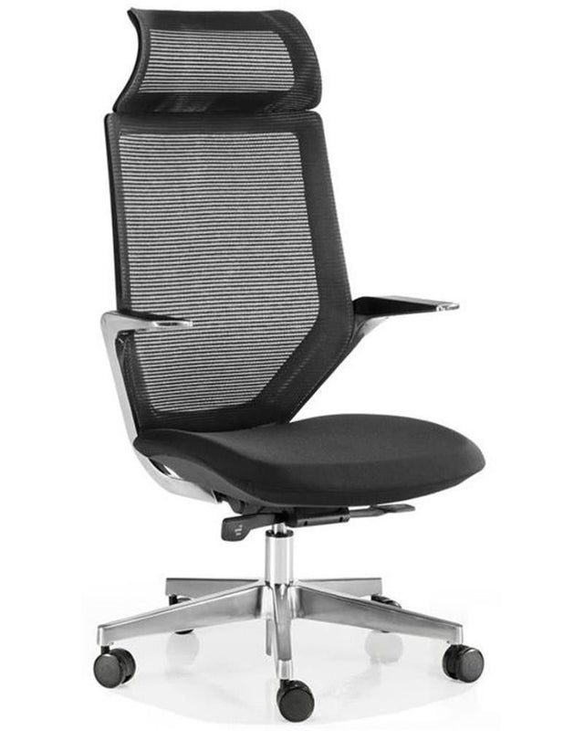 Silla de despacho Tokio alta negra ofitipo 1