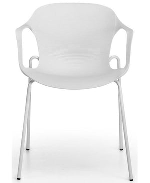 Silla de espera Bari blanca ofitipo 4