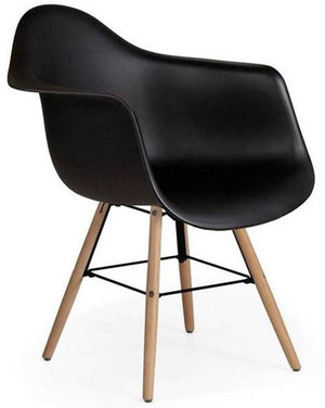 Silla de espera Riga negra ofitipo 3