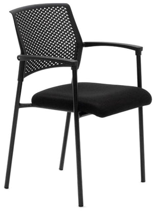 Silla de recepción Manila negra ofitipo 1