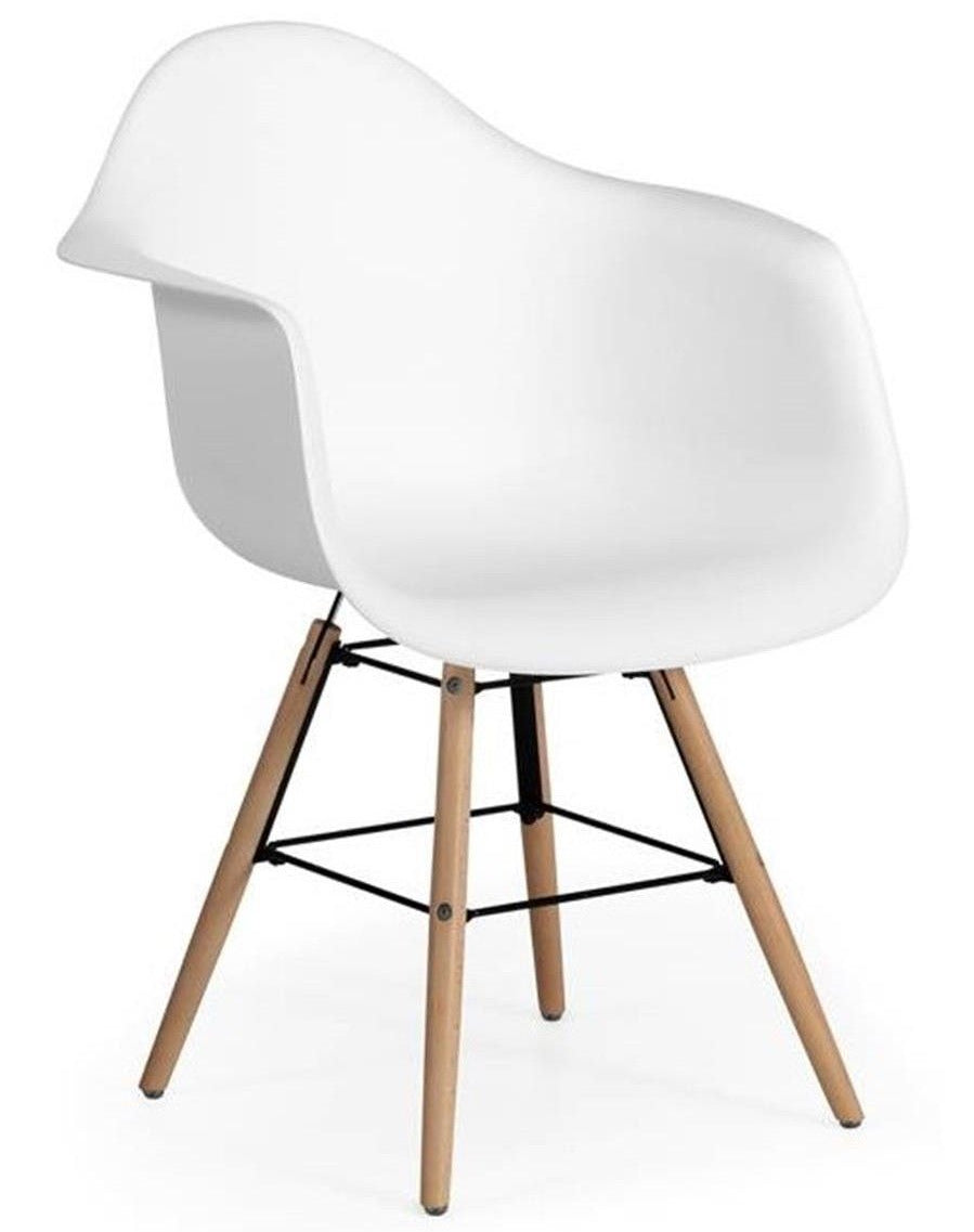 Silla de recepción Riga blanca ofitipo 1