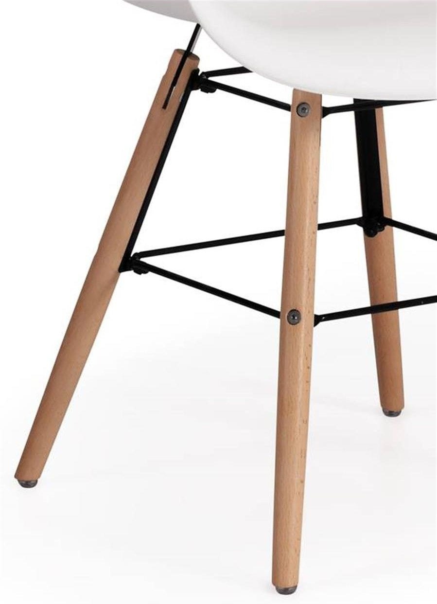 Silla de recepción Riga blanca ofitipo 4