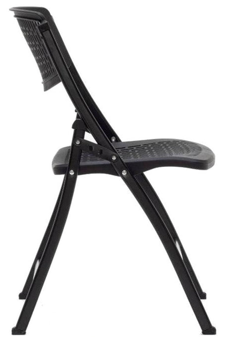 Silla de recepción Seul negra ofitipo 2