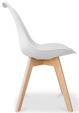 Silla de recepción Tallin blanca ofitipo 2