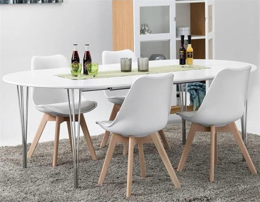 Silla de recepción Tallin blanca ofitipo 4